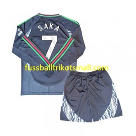 Fußballtrikots Arsenal Saka 7 Kinder 2024-2025 Langarm Auswärts-trikot kaufen
